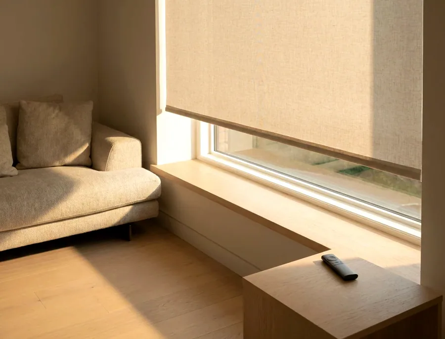 Motorised blinds & automation fitted in an Eldoraigne home