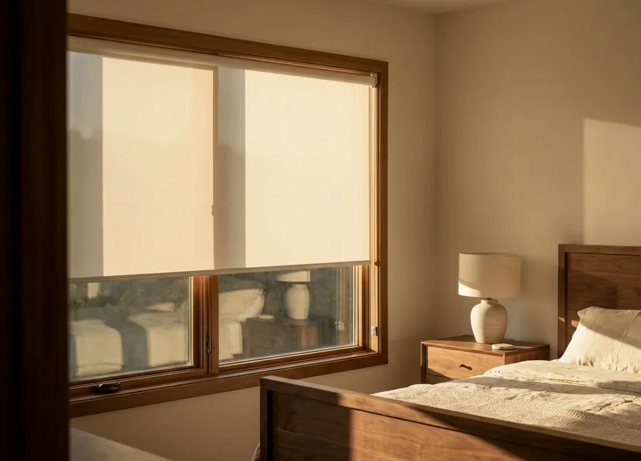 Roller blinds fitted in an Eldoraigne home